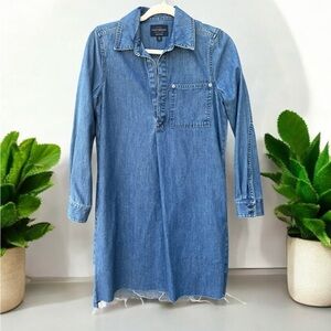 Lucky Brand Denim Dress Oversized XS